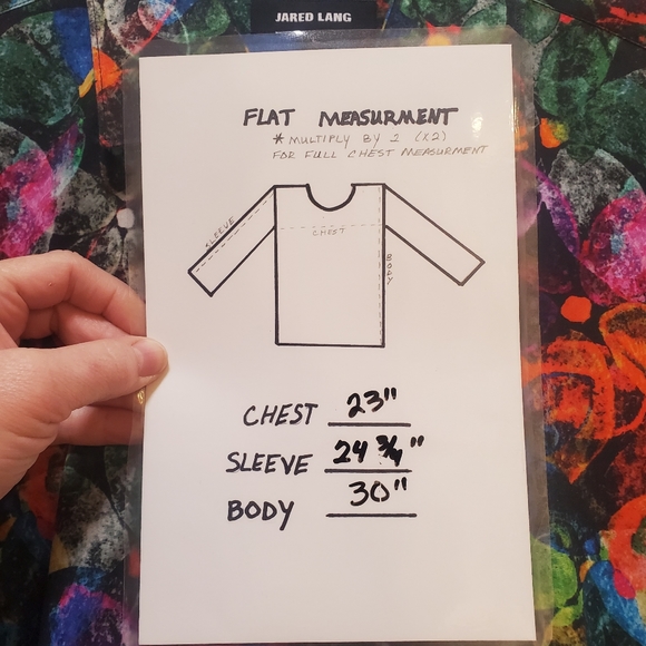 Jared Lang Multicolor Button Down Shirt Large - Picture 11 of 11